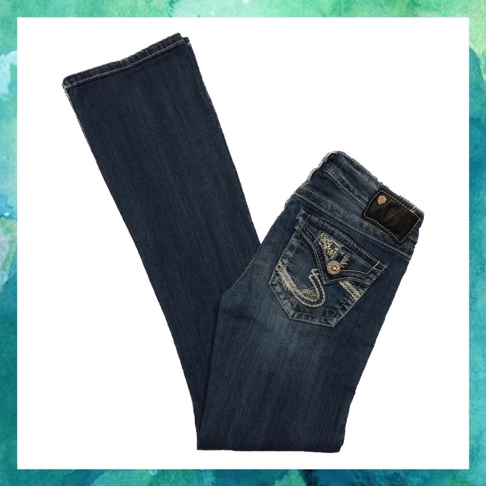 Silver Jeans Dawson Embellished w/ Flap Pockets